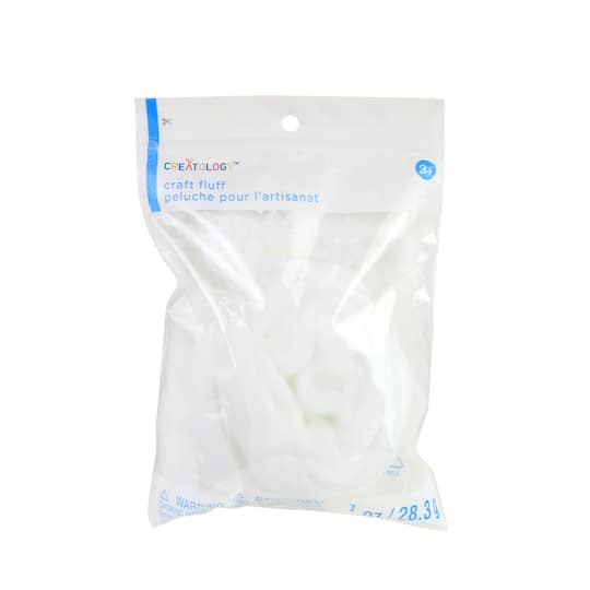 12 Pack: 1oz. White Craft Fluff by Creatology™